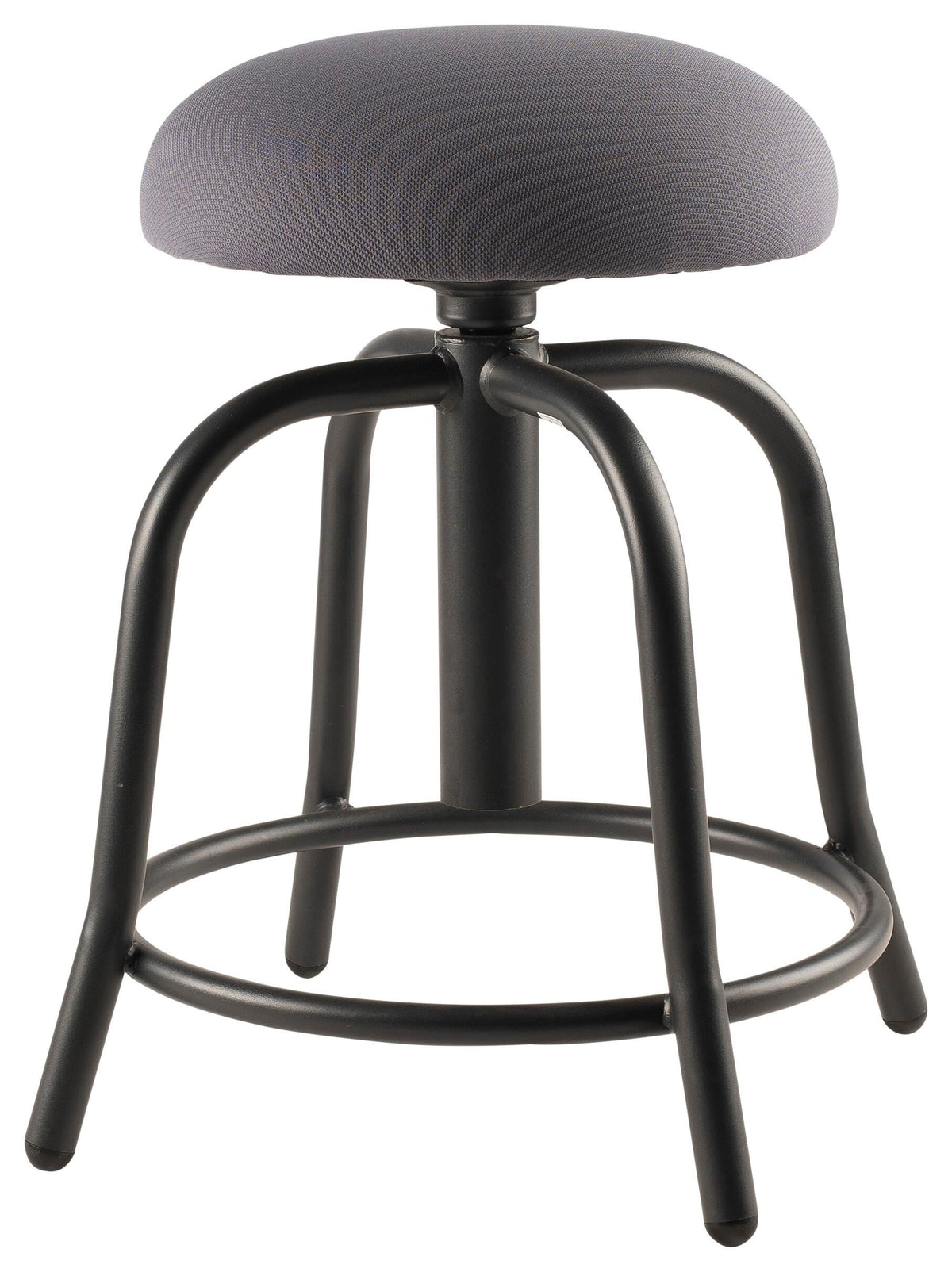 STOOL - NPS - DESIGNER SERIES STOOL - SOFT SEAT - 18-25 IN ADJUSTABLE HEIGHT - SPECIFY FRAME COLOR - SPECIFY FABRIC COLOR