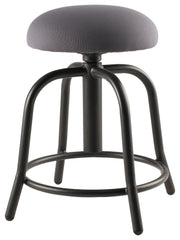 STOOL - NPS - DESIGNER SERIES STOOL - SOFT SEAT - 18-25 IN ADJUSTABLE HEIGHT - SPECIFY FRAME COLOR - SPECIFY FABRIC COLOR