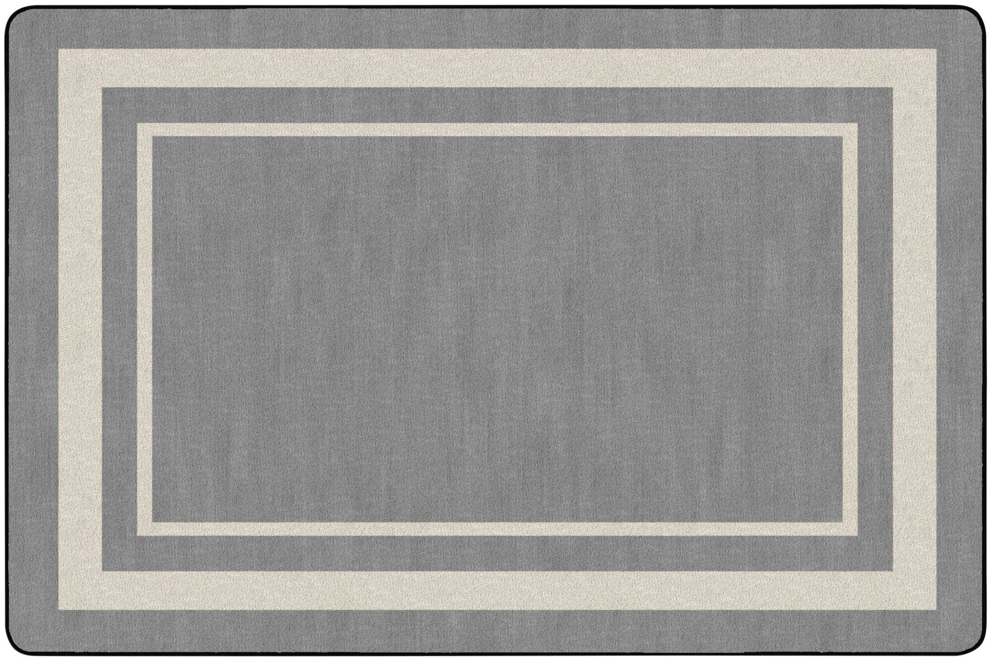 CHILDCRAFT - CARPETS - SIMPLE BORDER - RECTANGLE - 6 FT X 9 FT - SPECIFY COLOR