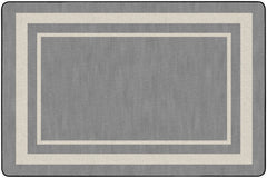 CHILDCRAFT - CARPETS - SIMPLE BORDER - RECTANGLE - 6 FT X 9 FT - SPECIFY COLOR