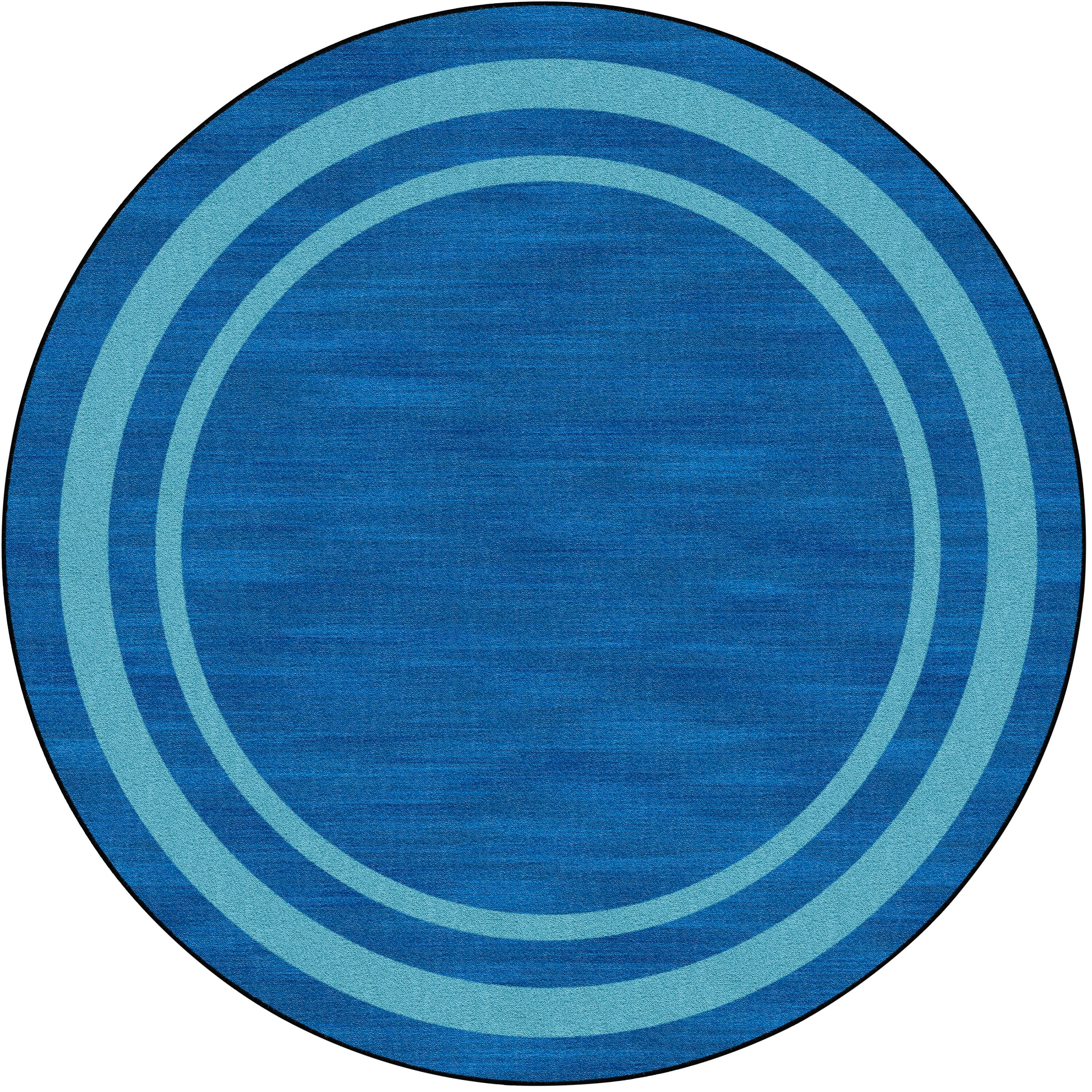 CHILDCRAFT - CARPETS - SIMPLE BORDER - ROUND - 6 FT DIA - SPECIFY COLOR