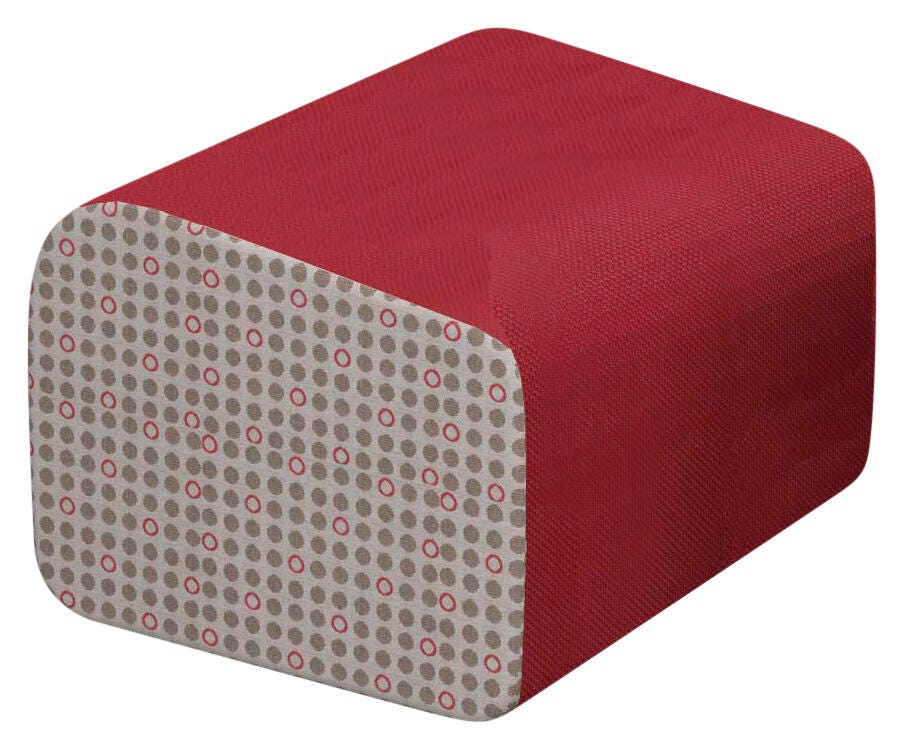 CLASSROOM SELECT - NEOLOUNGE2 - OTTOMAN - SPECIFY TOP COLOR - DUAL - SPECIFY FABRIC COLOR