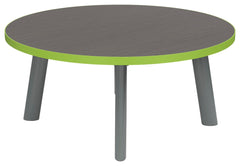 CLASSROOM SELECT - COFFEE TABLE - ROUND TOP - 48 W X 48 D X 16 H IN - SPECIFY EDGE COLOR - LAMINATE - SPECIFY TOP COLOR