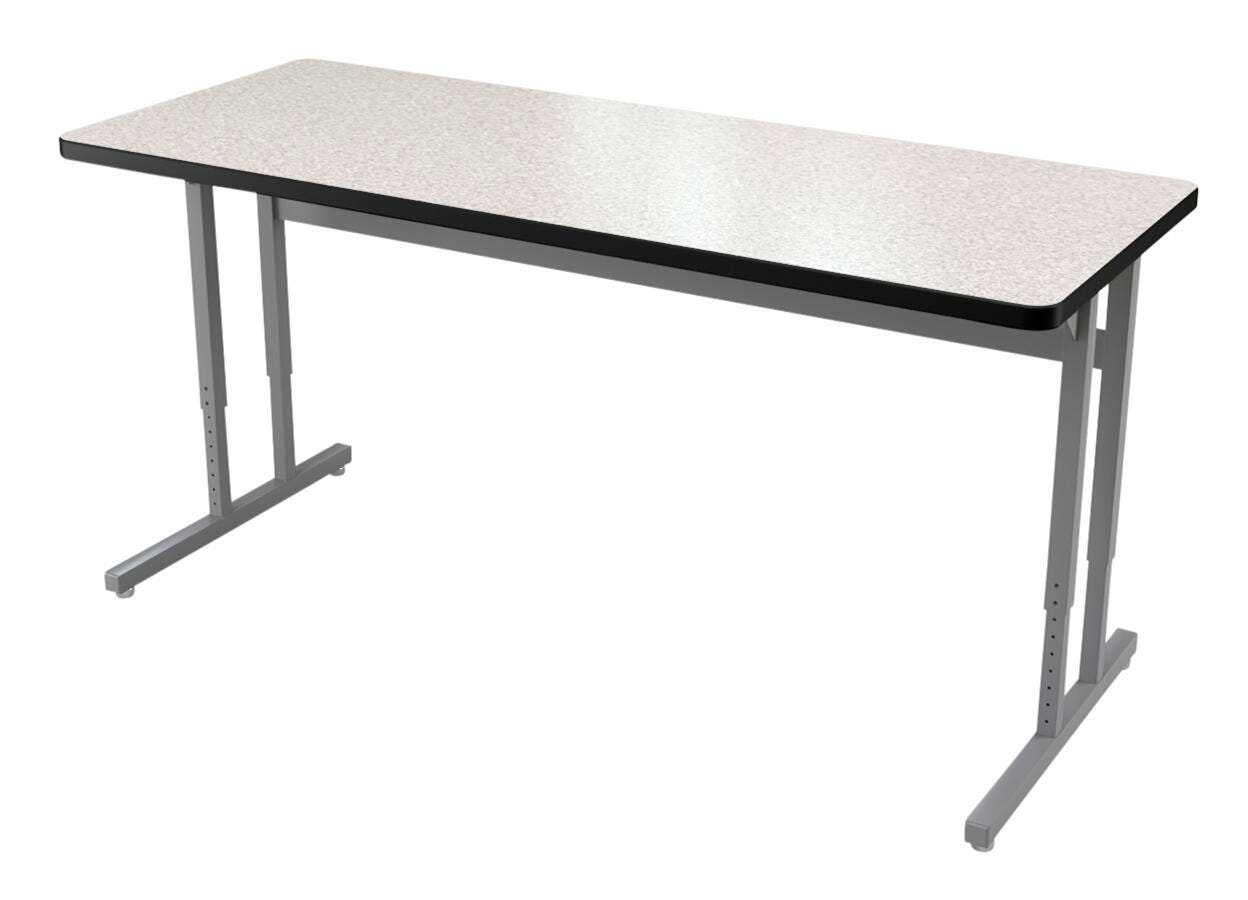 DESK - CLASSROOM SELECT - ADVOCATE SERIES DESK - PEDESTAL LEG TWO STUDENT - 48 W X 20 D IN - LAMINATE - LOCKEDGE - SPECIFY TOP COLOR - SPECIFY EDGE COLOR - NONE