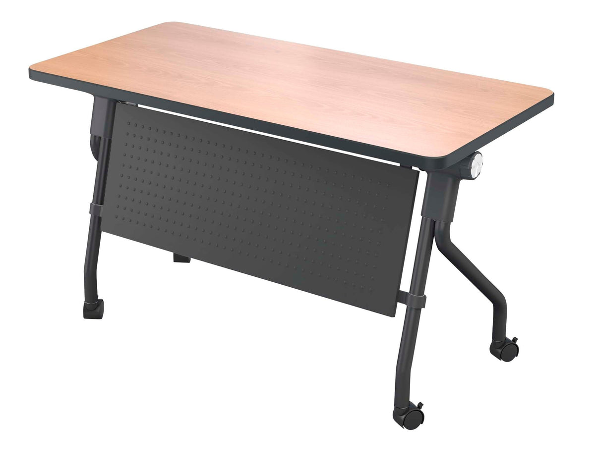 DESK - CLASSROOM SELECT - TILT-N-NEST EZ-TWIST FOLDABLE DESK - 48 W X 24 D - LAMINATE - SPECIFY TOP COLOR - T-MOLD - SPECIFY EDGE COLOR