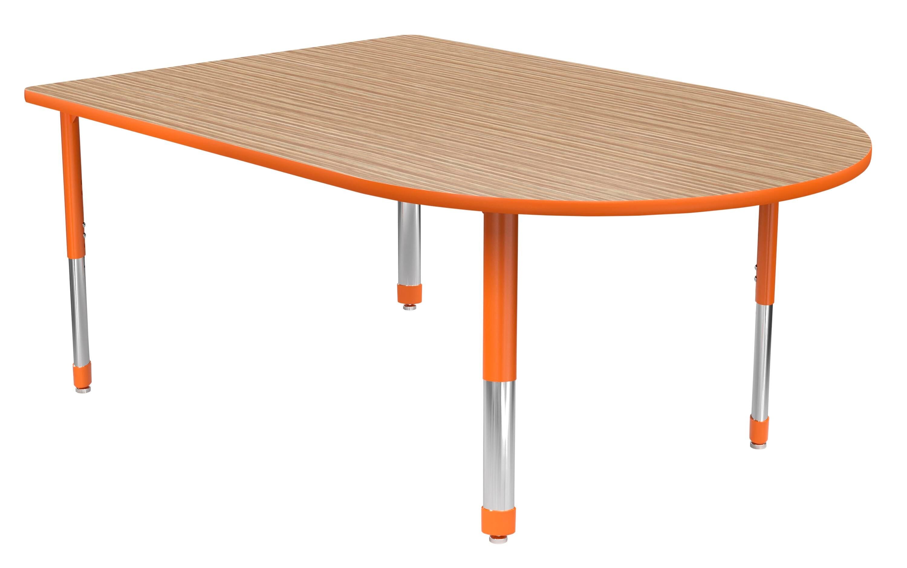 TABLE - CLASSROOM SELECT - MEDIA ACTIVITY TABLE - 72 X 48 - SPECIFY PRODUCT HEIGHT - LAMINATE - T-MOLD - SPECIFY TOP COLOR - SPECIFY EDGE COLOR - SPECIFY LEG COLOR - NEOCLASS
