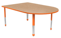 TABLE - CLASSROOM SELECT - MEDIA ACTIVITY TABLE - 72 X 48 - SPECIFY PRODUCT HEIGHT - LAMINATE - T-MOLD - SPECIFY TOP COLOR - SPECIFY EDGE COLOR - SPECIFY LEG COLOR - NEOCLASS