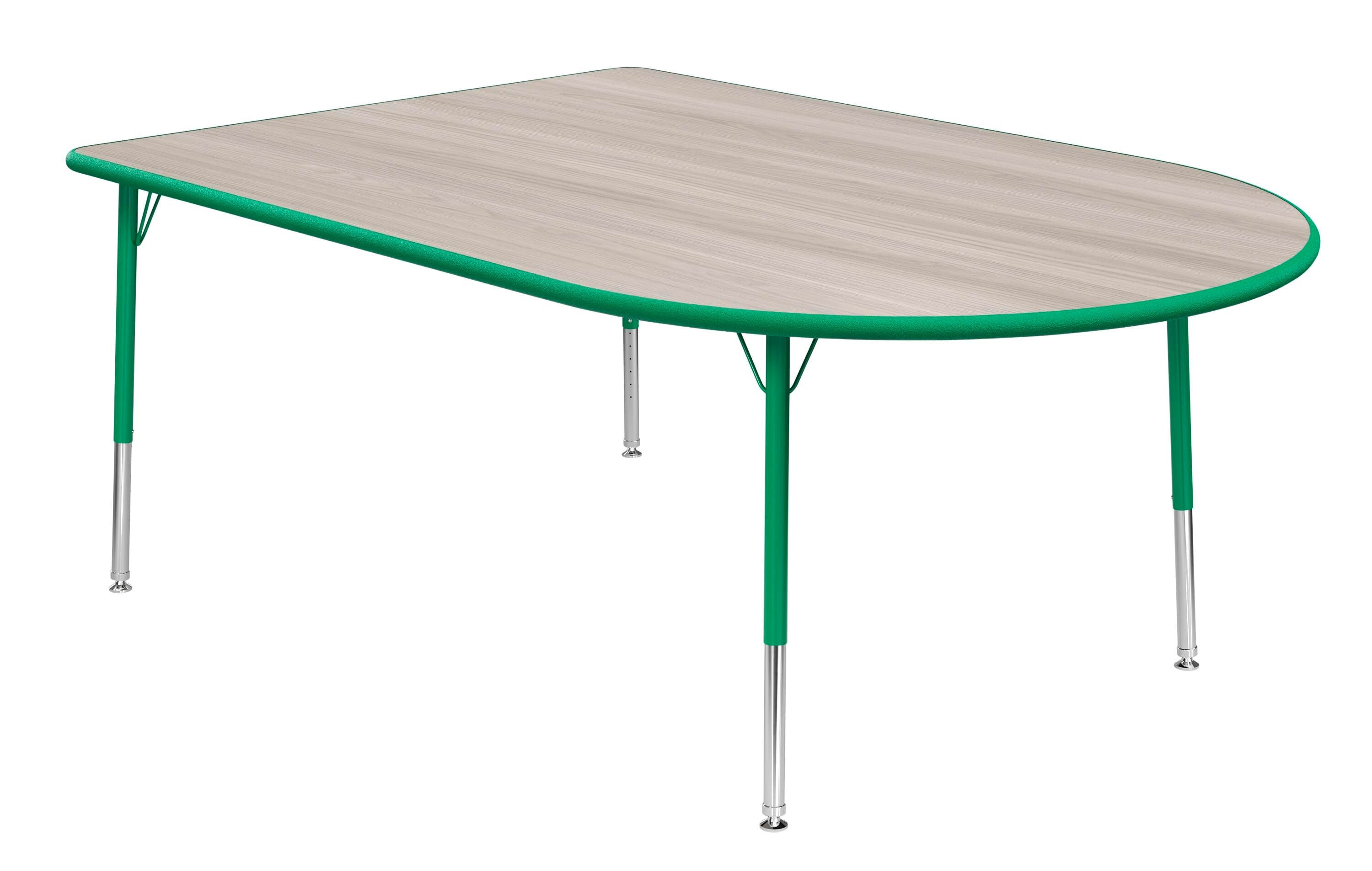 TABLE - CLASSROOM SELECT - MEDIA ACTIVITY TABLE - 72 X 48 - SPECIFY PRODUCT HEIGHT - LAMINATE - LOCKEDGE - SPECIFY TOP COLOR - SPECIFY EDGE COLOR - SPECIFY LEG COLOR - STANDARD