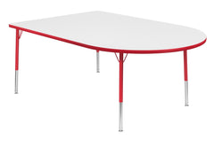 TABLE - CLASSROOM SELECT - MEDIA ACTIVITY TABLE - 72 X 48 - SPECIFY PRODUCT HEIGHT - MARKERBOARD - T-MOLD - SPECIFY TOP COLOR - SPECIFY EDGE COLOR - SPECIFY LEG COLOR - STANDARD