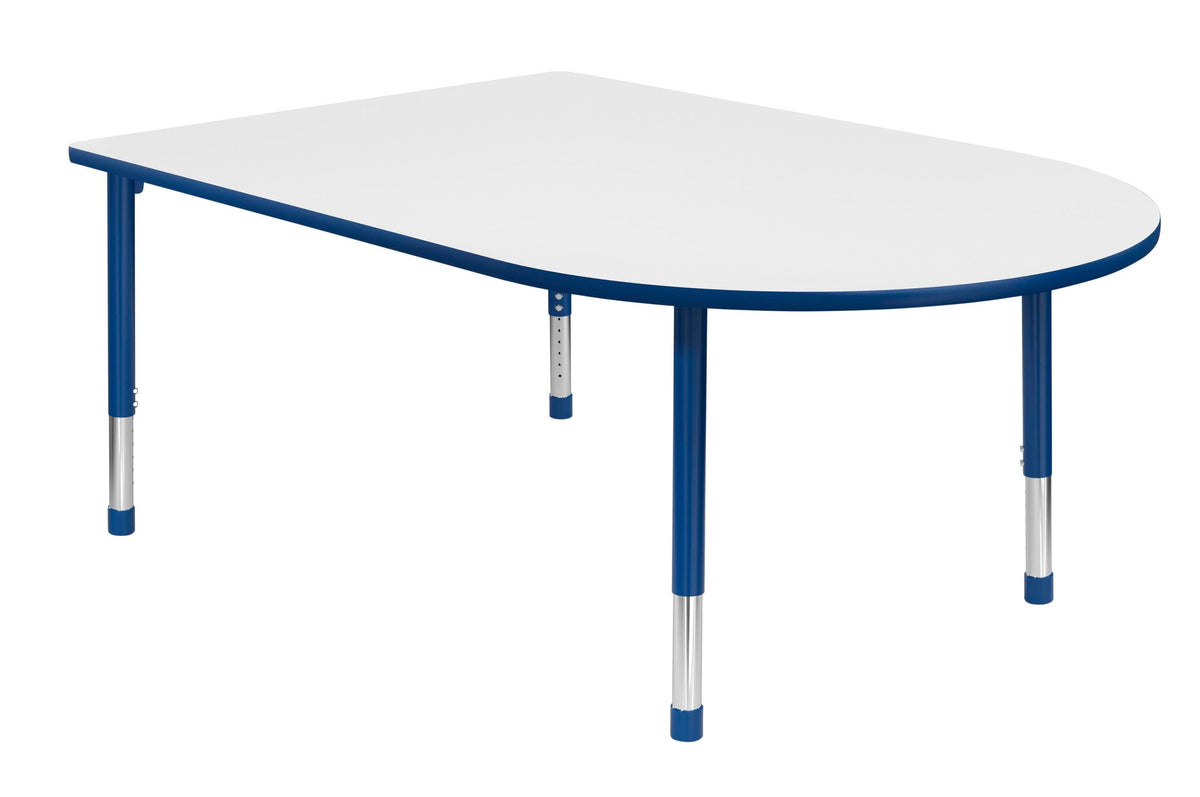 TABLE - CLASSROOM SELECT - MEDIA ACTIVITY TABLE - 72 X 48 - SPECIFY PRODUCT HEIGHT - MARKERBOARD - T-MOLD - SPECIFY TOP COLOR - SPECIFY EDGE COLOR - SPECIFY LEG COLOR - APOLLO
