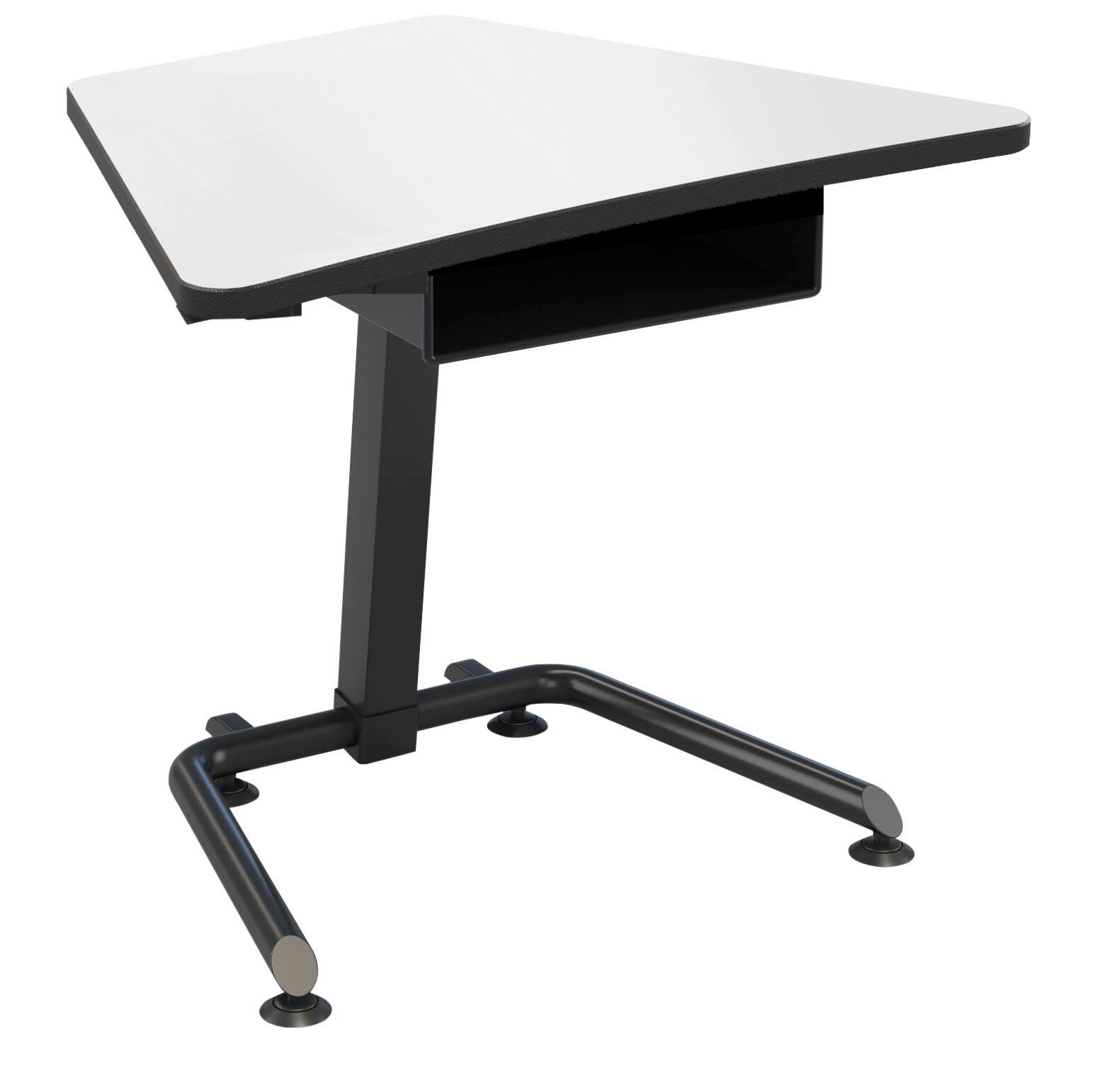 DESK - CLASSROOM SELECT - AFFINITY 30-INCH FIXED HEIGHT DESK - 34-1/4 W X 23-1/2 D - MARKERBOARD - T-MOLD - SPECIFY TOP COLOR - SPECIFY EDGE COLOR - YES - NO - NO