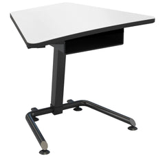 DESK - CLASSROOM SELECT - AFFINITY 30-INCH FIXED HEIGHT DESK - 34-1/4 W X 23-1/2 D - MARKERBOARD - T-MOLD - SPECIFY TOP COLOR - SPECIFY EDGE COLOR - YES - NO - NO