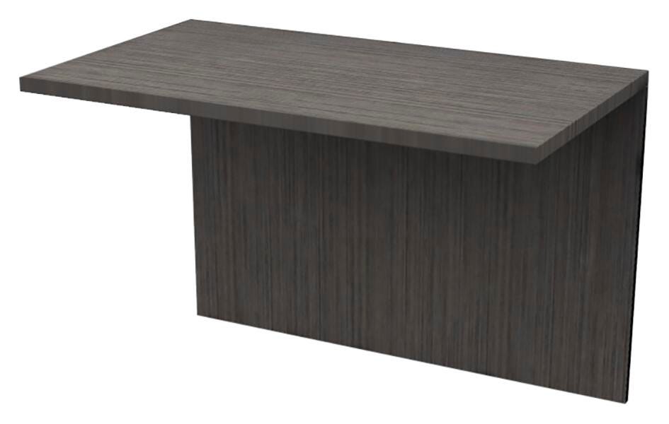 AIS CALIBRATE SERIES DESK BRIDGE WITH FULL MODESTY FLUSH - 42 X 24 X 29 IN - SPECIFY LAMINATE COLOR