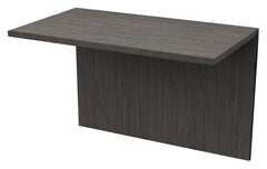 AIS CALIBRATE SERIES DESK BRIDGE WITH FULL MODESTY FLUSH - 42 X 24 X 29 IN - SPECIFY LAMINATE COLOR