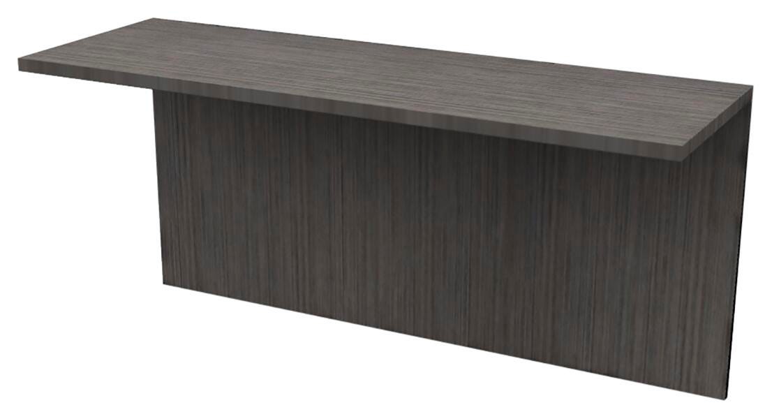 AIS CALIBRATE SERIES DESK BRIDGE WITH FULL MODESTY FLUSH - 60 X 20 X 29 IN - SPECIFY LAMINATE COLOR