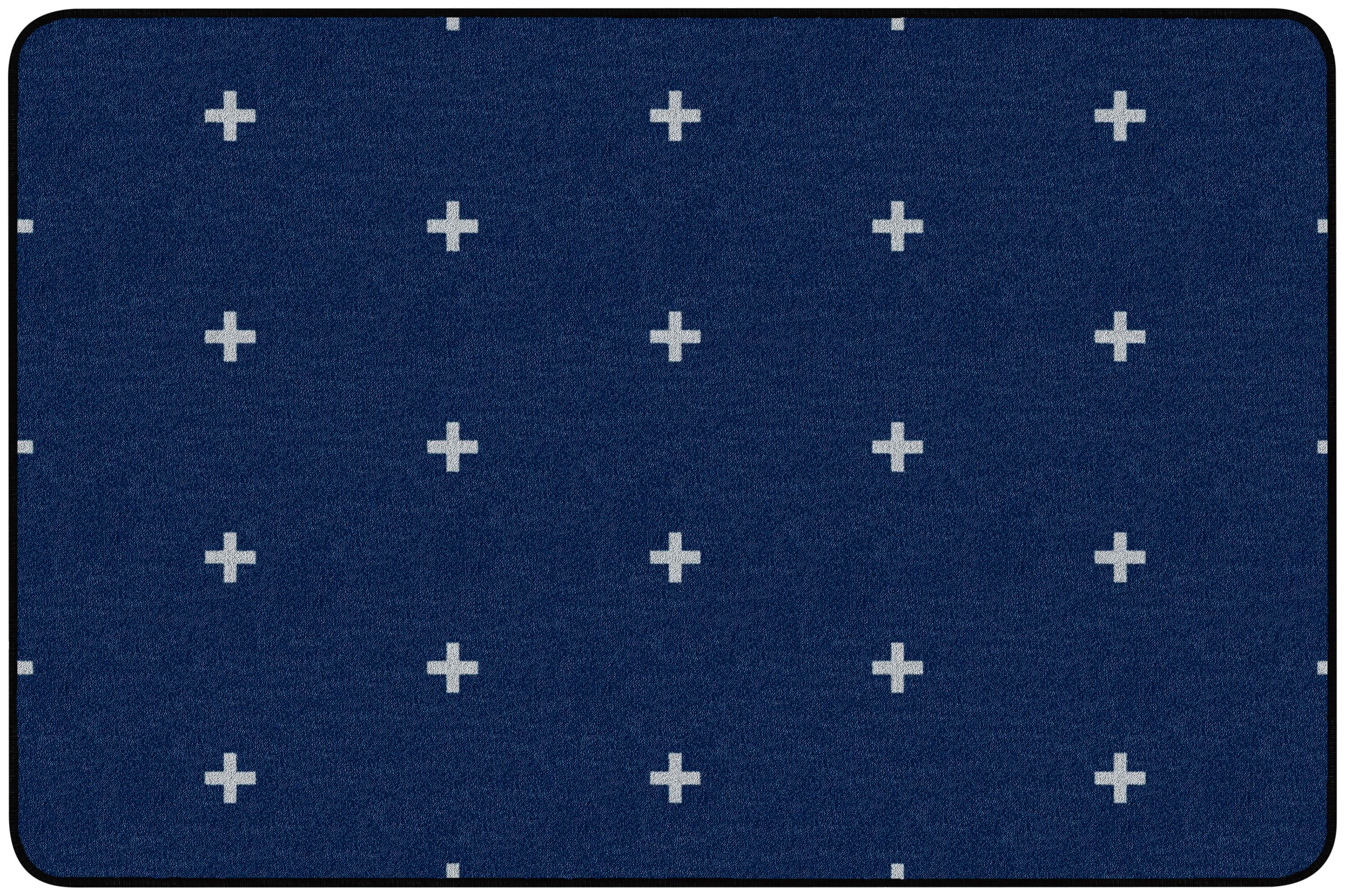 CHILDCRAFT - CARPETS - POSITIVE SIGNS - RECTANGLE - 4 FT X 6 FT - SPECIFY COLOR