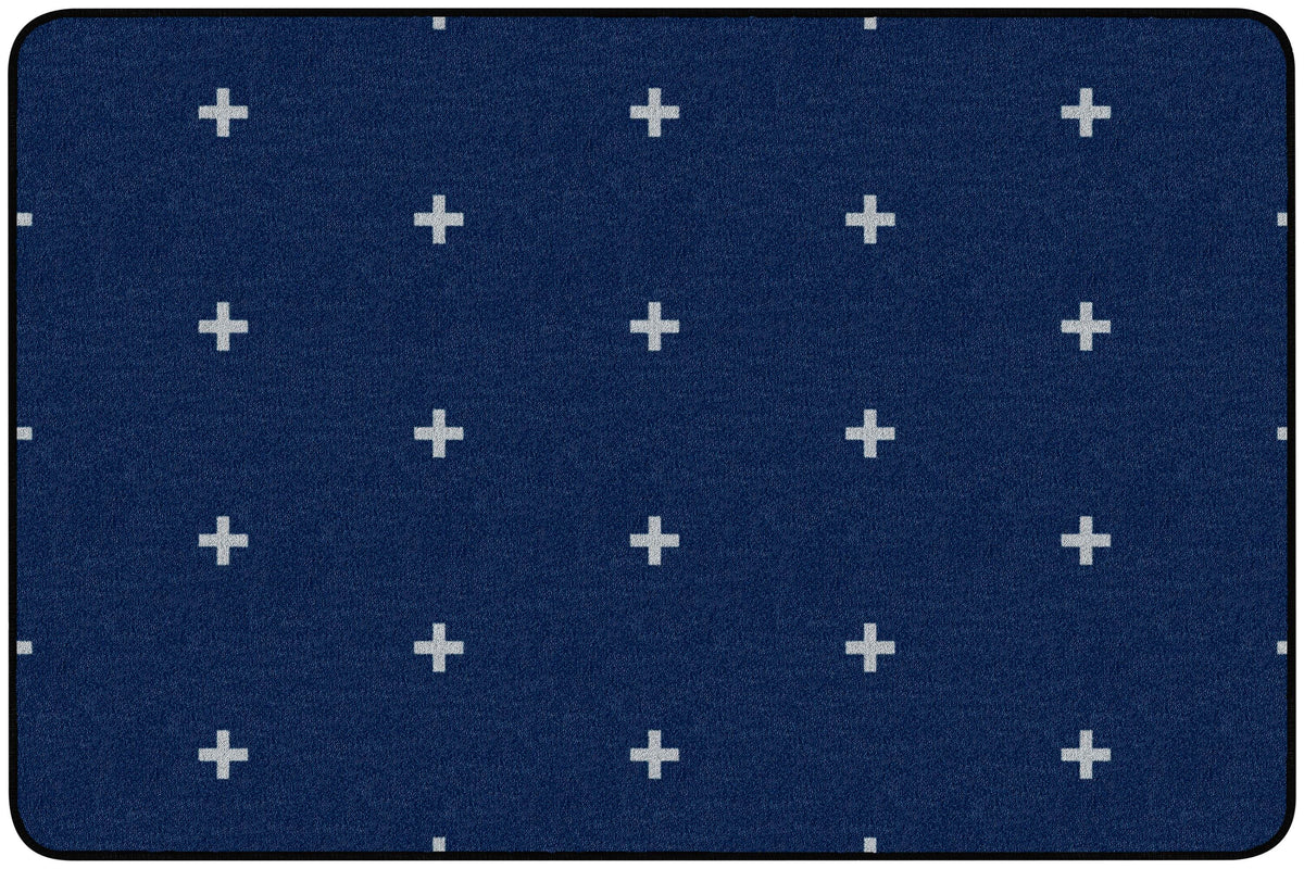 CHILDCRAFT - CARPETS - POSITIVE SIGNS - RECTANGLE - 4 FT X 6 FT - SPECIFY COLOR