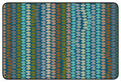 CHILDCRAFT - CARPETS - COBBLESTONE STRIPE - RECTANGLE - 4 FT X 6 FT - SPECIFY COLOR