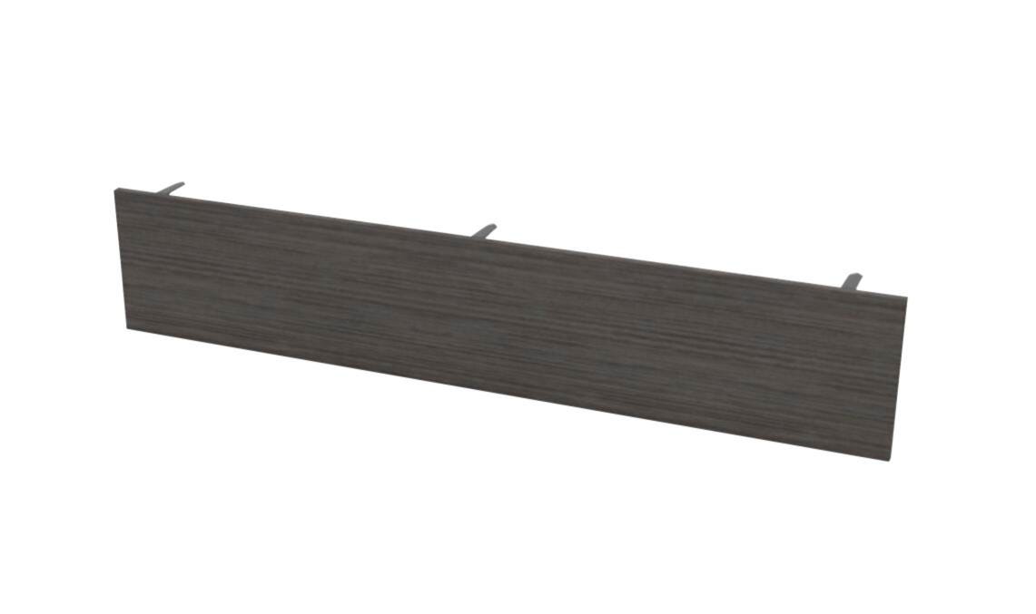 AIS CALIBRATE SERIES SUSPENDED MODESTY PANEL - 78 X 12 IN - SPECIFY LAMINATE COLOR