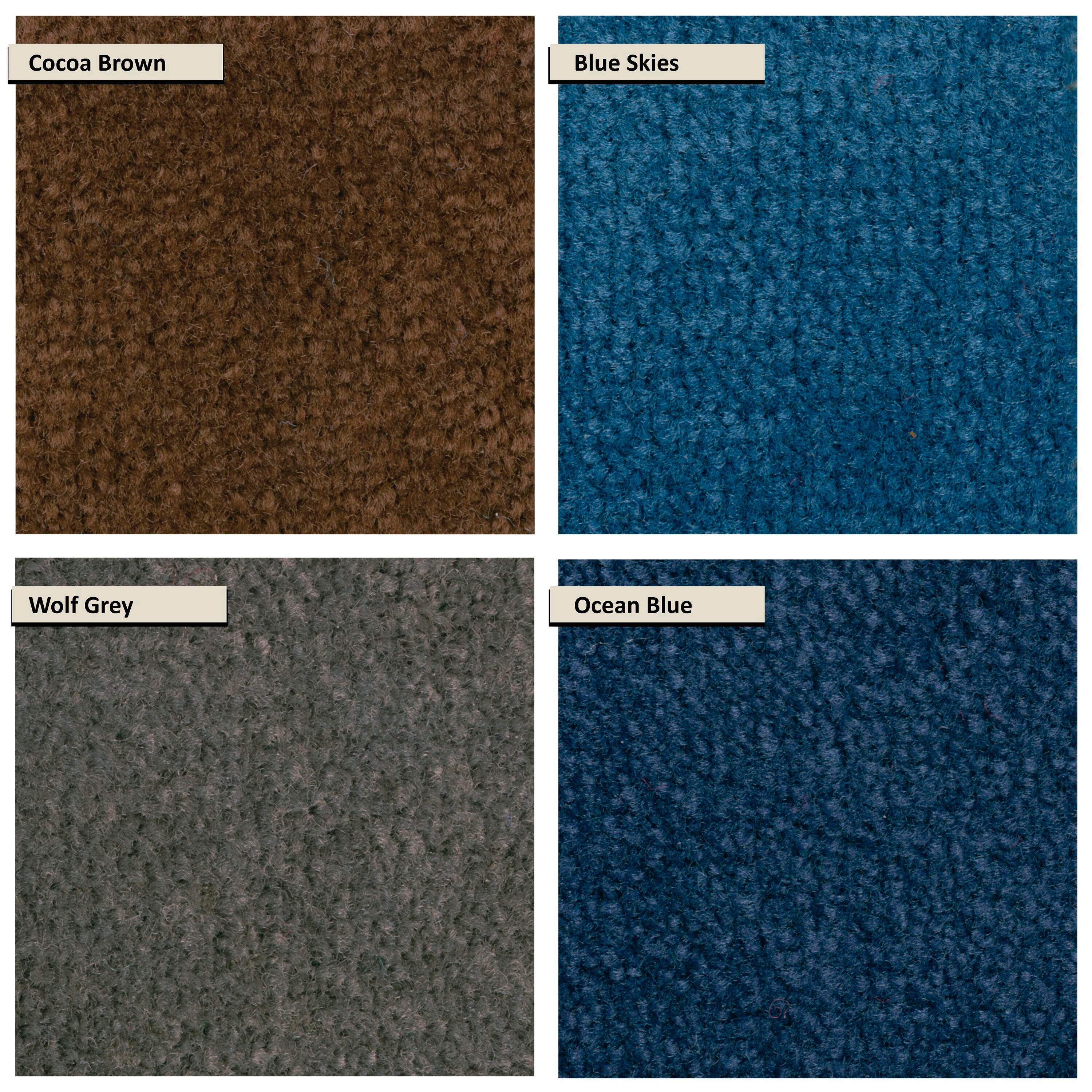 CARPETS FOR KIDS - MT SHASTA - RECTANGLE - 6 FT X 9 FT - SPECIFY COLOR