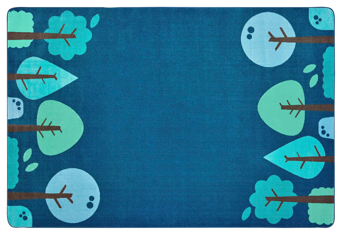 CARPETS FOR KIDS - KIDSOFT TRANQUIL TREES - RECTANGLE - 6 FT X 9 FT - SPECIFY COLOR