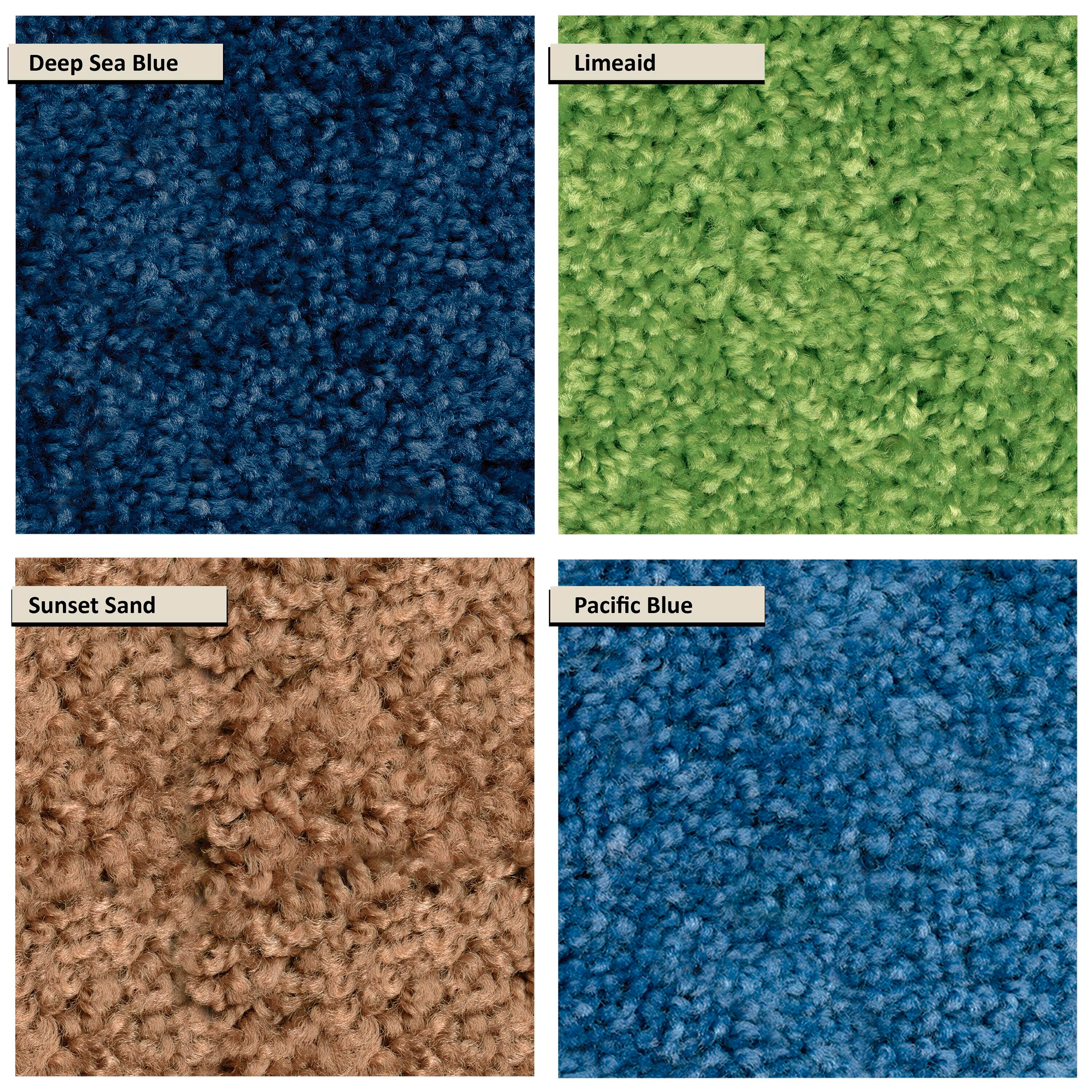 CARPETS FOR KIDS - KIDPLUSH SOLIDS - RECTANGLE - 4 FT X 6 FT - SPECIFY COLOR