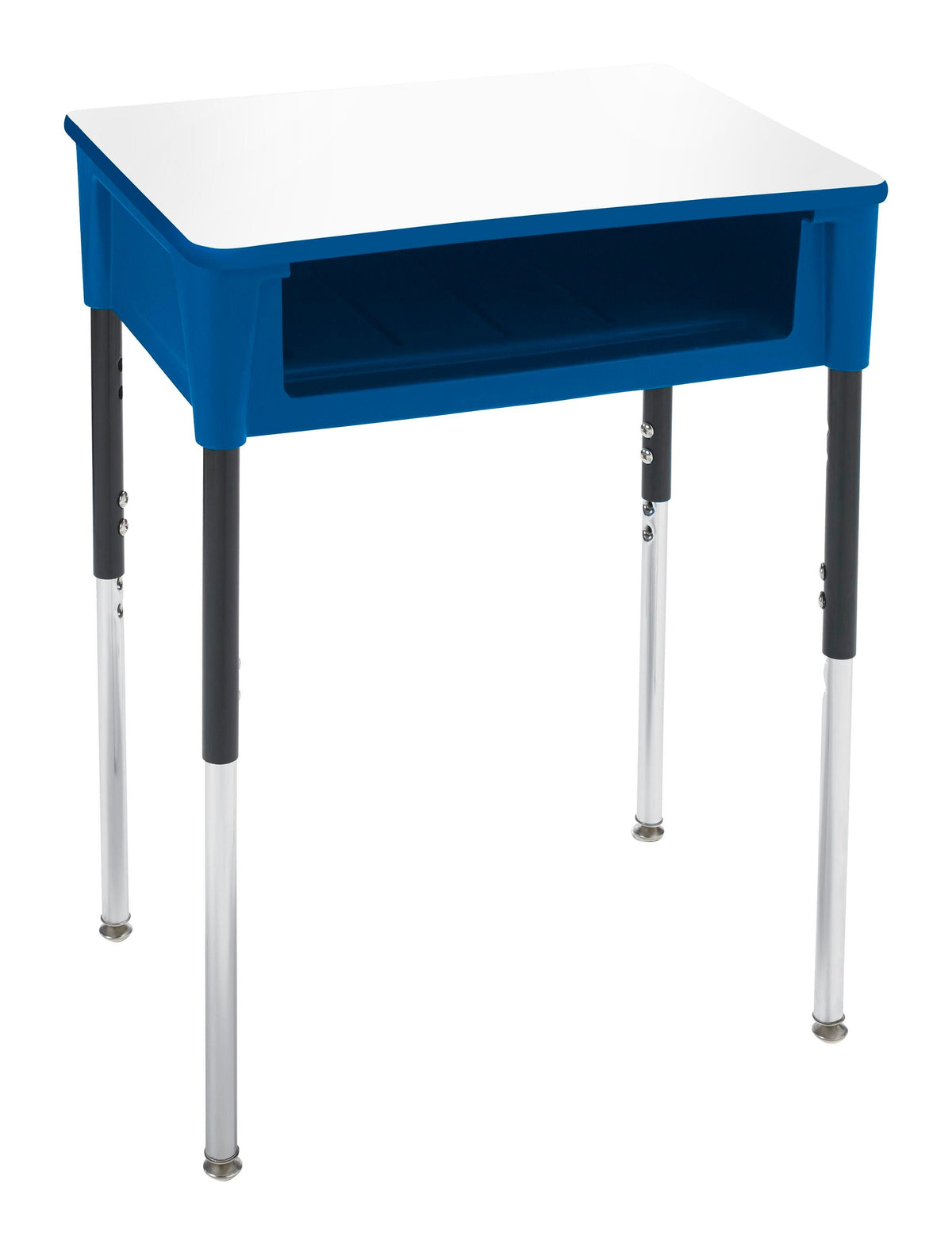 DESK - CLASSROOM SELECT - CONTEMPORARY OPEN FRONT DESK - 20 X 26 IN A+ - MARKERBOARD - SPECIFY TOP COLOR - T-MOLD - SPECIFY EDGE COLOR - SPECIFY BOOKBOX COLOR