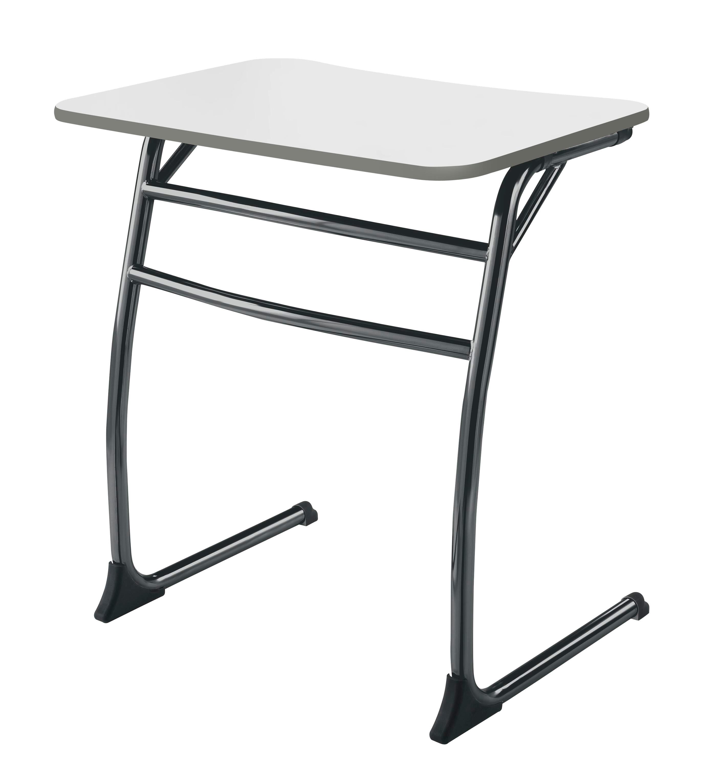 DESK - CLASSROOM SELECT - CONTEMPORARY CANTILEVER - 26 W X 20 D - MARKERBOARD - SPECIFY TOP COLOR - PAINTED - SPECIFY EDGE COLOR - POWDERCOAT - SPECIFY FRAME COLOR