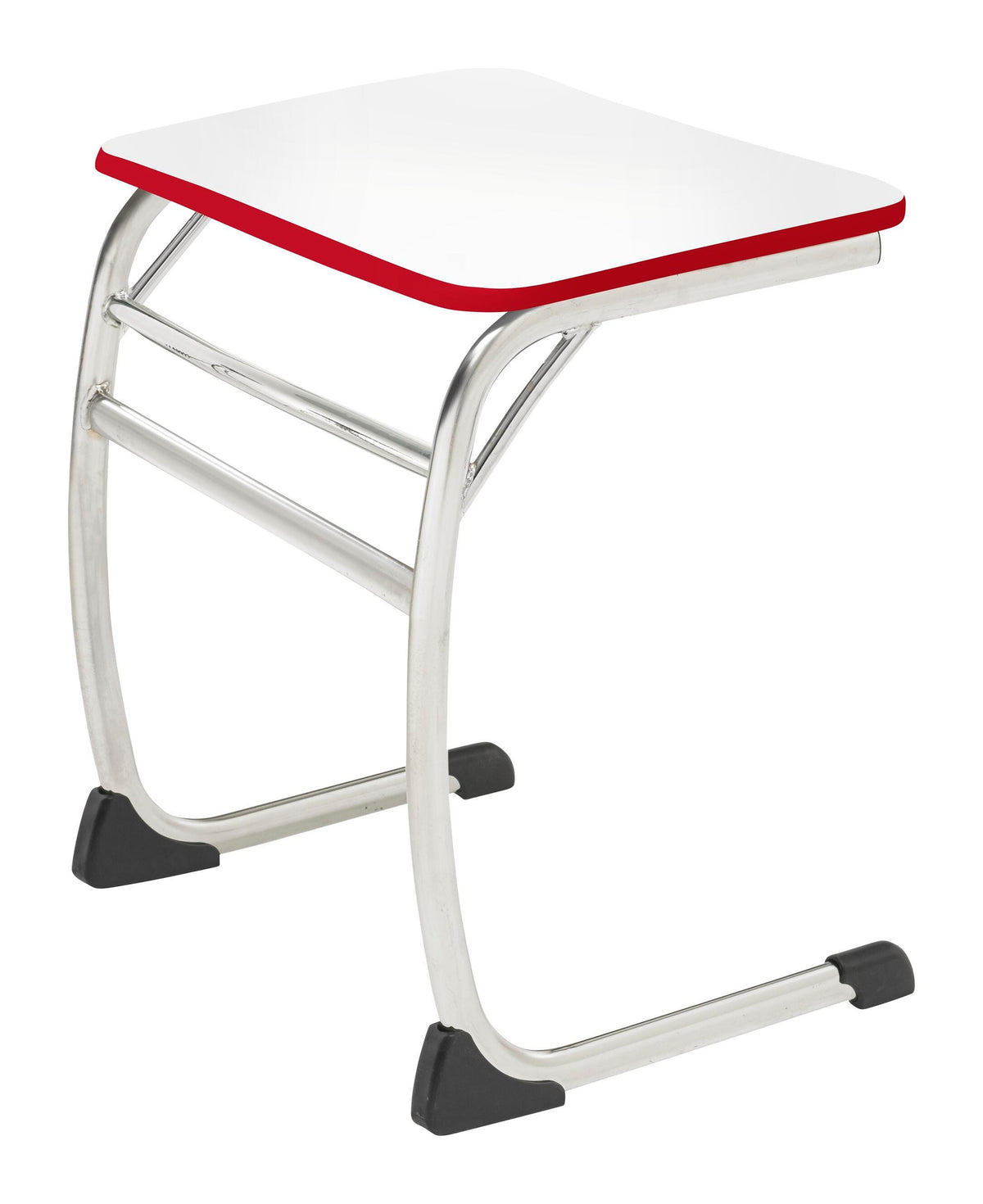 DESK - CLASSROOM SELECT - NEOCLASS ELLIPTICAL CANTILEVER - 26 W X 20 D - MARKERBOARD - SPECIFY TOP COLOR - T-MOLD - SPECIFY EDGE COLOR - CHROME