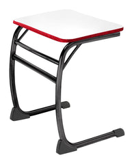 DESK - CLASSROOM SELECT - NEOCLASS ELLIPTICAL CANTILEVER - 26 W X 20 D - MARKERBOARD - SPECIFY TOP COLOR - LOCKEDGE - SPECIFY EDGE COLOR - POWDERCOAT - SPECIFY FRAME COLOR