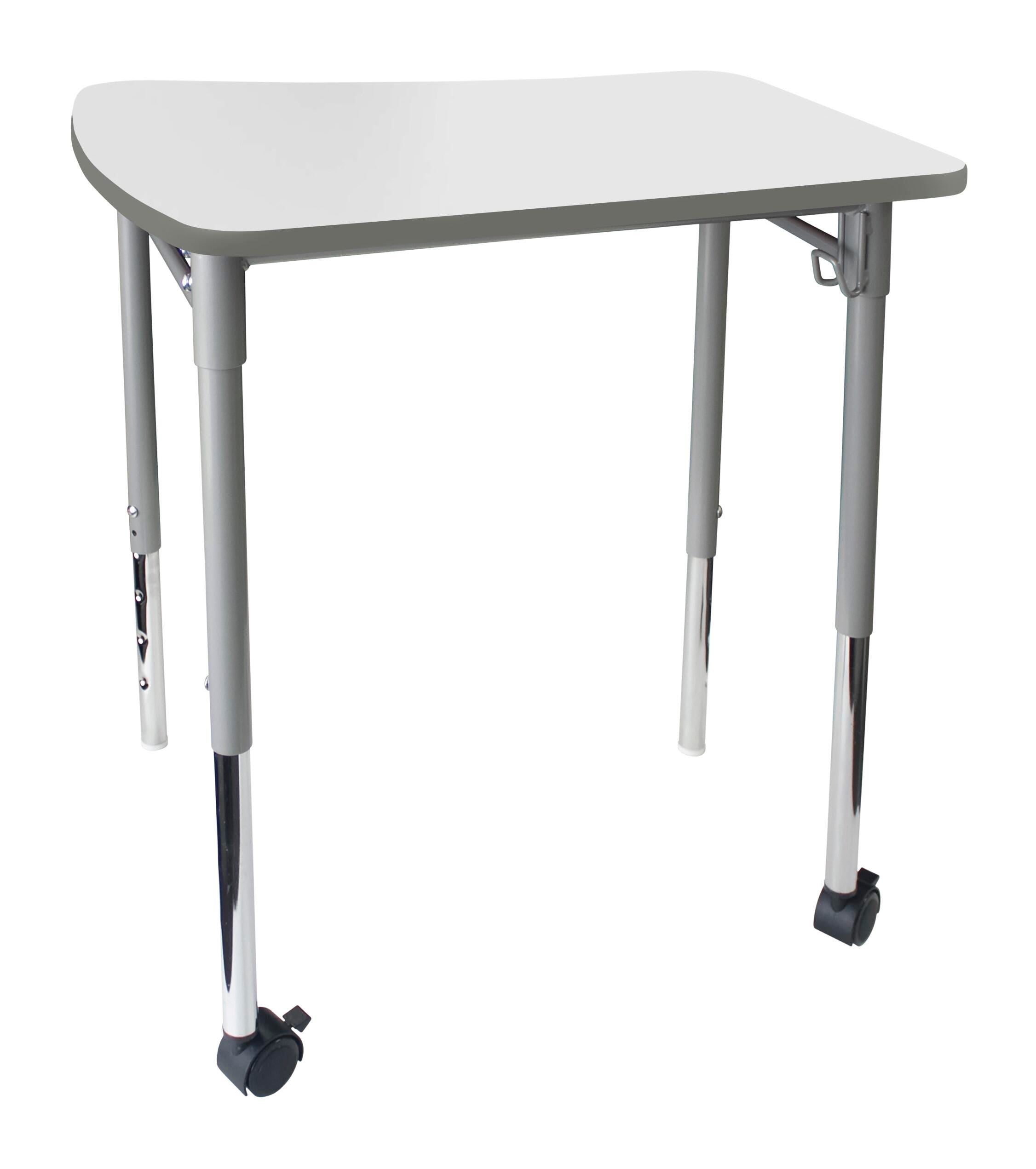 DESK - CLASSROOM SELECT - NEOMOVE COLLABORATION - 27 W X 25 D - MARKERBOARD - PAINTED - SPECIFY TOP COLOR - SPECIFY EDGE COLOR - NONE - GLIDE
