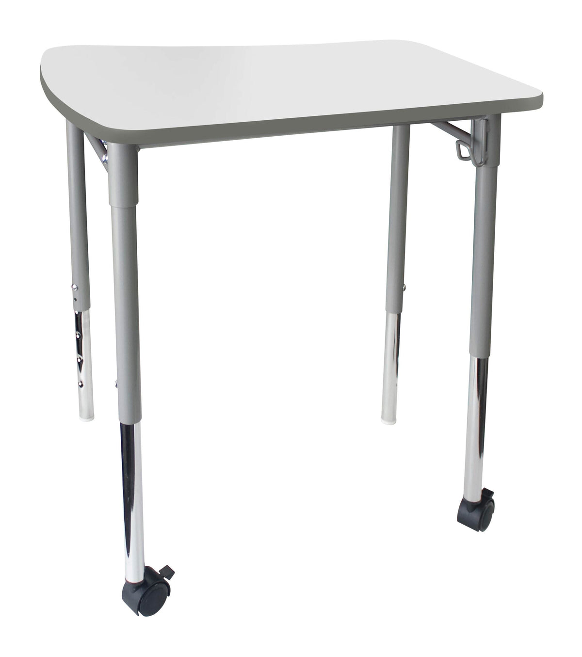 DESK - CLASSROOM SELECT - NEOMOVE COLLABORATION - 27 W X 25 D - MARKERBOARD - PAINTED - SPECIFY TOP COLOR - SPECIFY EDGE COLOR - NONE - GLIDE