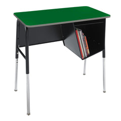 DESK - CLASSROOM SELECT - ROYAL SEATING 1800A JUNIOR EXECUTIVE DESK - LAMINATE - RIGHT - SPECIFY TOP COLOR - PAINTED - SPECIFY EDGE COLOR