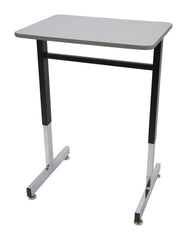 DESK - CLASSROOM SELECT - ROYAL SEATING 1600 PEDESTAL LEG DESK - 18 X 24 IN - LAMINATE - PAINTED - SPECIFY TOP COLOR - SPECIFY EDGE COLOR - NONE