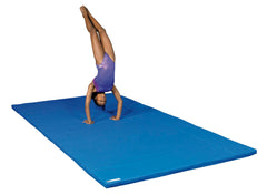 FLAGHOUSE - ENVIROSAFE 2 INCH THICK FOLD-IN-HALF MAT - WITHOUT HOOK AND LOOP - 6 X 12 FT - SPECIFY MAT COLOR