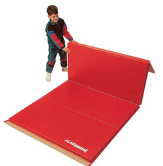 FLAGHOUSE - DELUXE 2 FOOT FOLDING PANELS 1-3/8 INCH THICK CROSS-LINK POLYETHYLENE MAT - 4 SIDE HOOK AND LOOP - 4 FT X 6 FT - SPECIFY MAT COLOR 1 - SPECIFY MAT COLOR 2