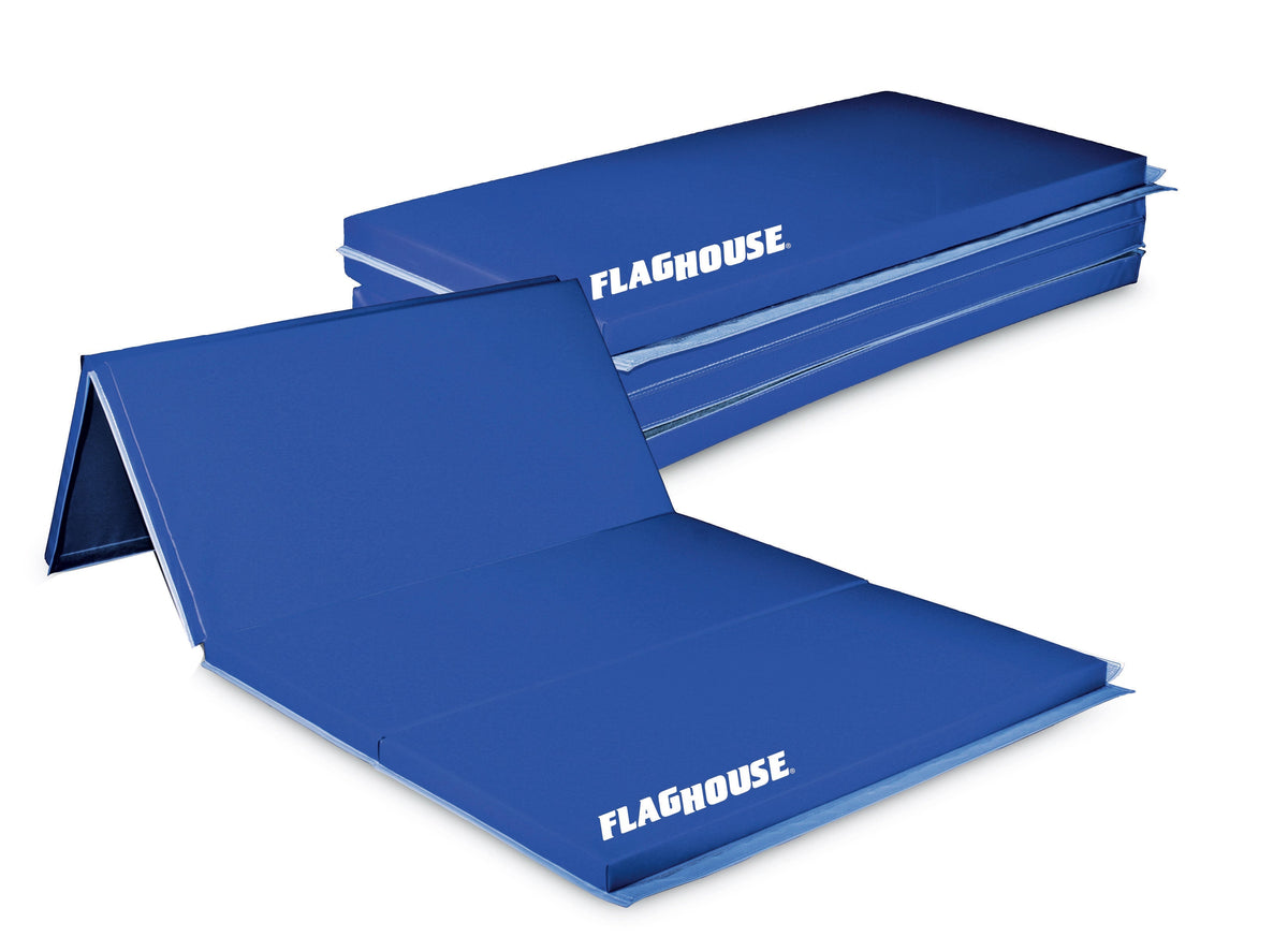 SPORTIME - 2 FOOT PANEL 2 INCH THICK POLYETHYLENE MAT - 2 SIDE HOOK AND LOOP - 5 X 10 FT - SPECIFY MAT COLOR 1 - SPECIFY MAT COLOR 2