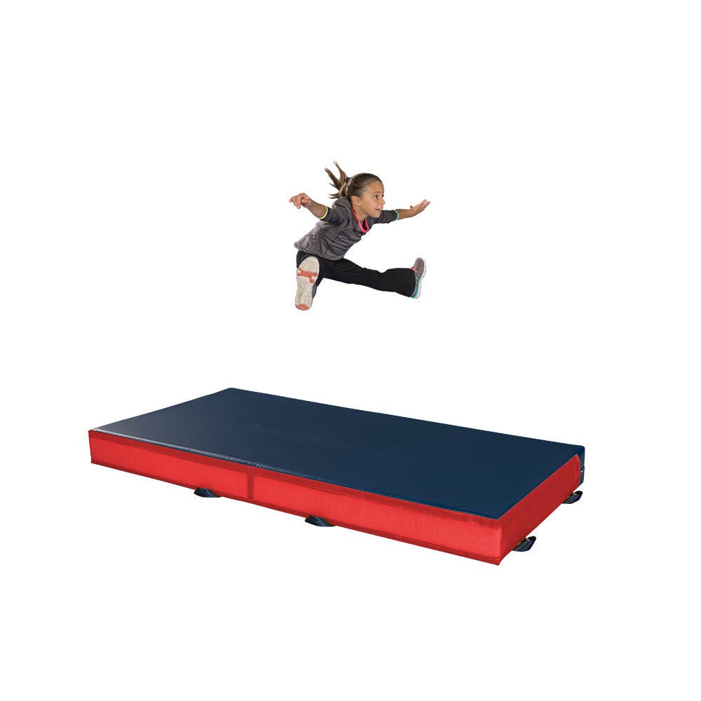 SPORTIME - KIDNASTICS MINI LANDING MAT - 4 FT X 6 FT - SPECIFY MAT COLOR 1 - SPECIFY MAT COLOR 2