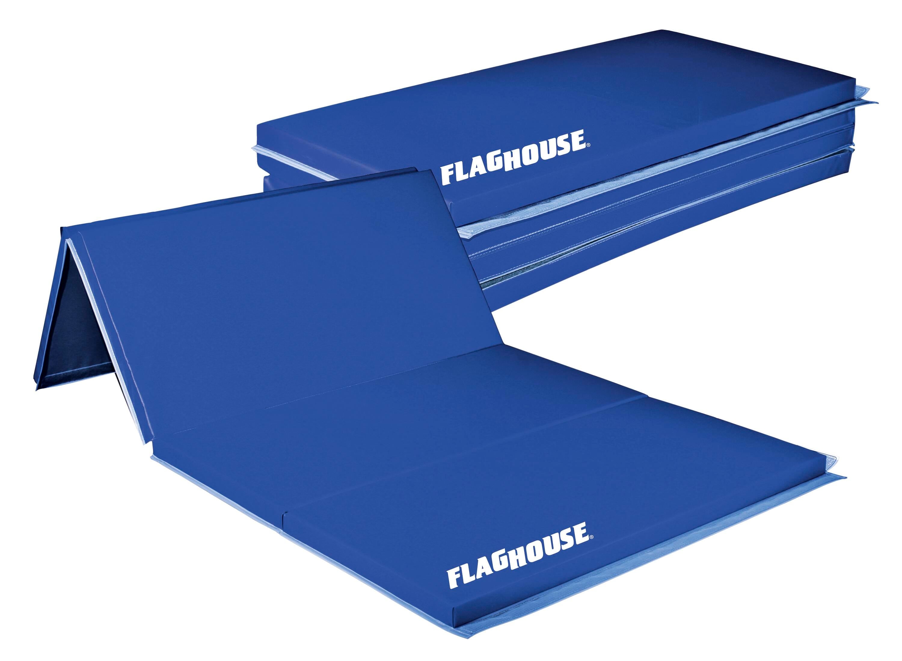 SPORTIME - 2 FOOT PANEL 2 INCH THICK POLYETHYLENE MAT - 4 SIDE HOOK AND LOOP - 4 X 8 FT - SPECIFY MAT COLOR 1 - SPECIFY MAT COLOR 2