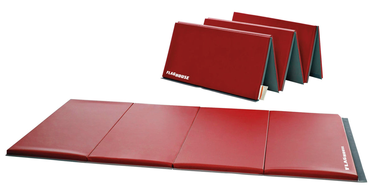 FLAGHOUSE - PREMIUM 2-1/8 INCH THICK COMBINATION MAT - 2 SIDE HOOK AND LOOP - 6 FT X 12 FT - SPECIFY MAT COLOR 1 - SPECIFY MAT COLOR 2