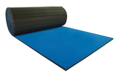 DOLLAMUR - GYMNASTIC CARPETED MAT - FLEXI-ROLL WITH HOOK AND LOOP - 6 X 42 FT X 2 IN - SPECIFY COLOR