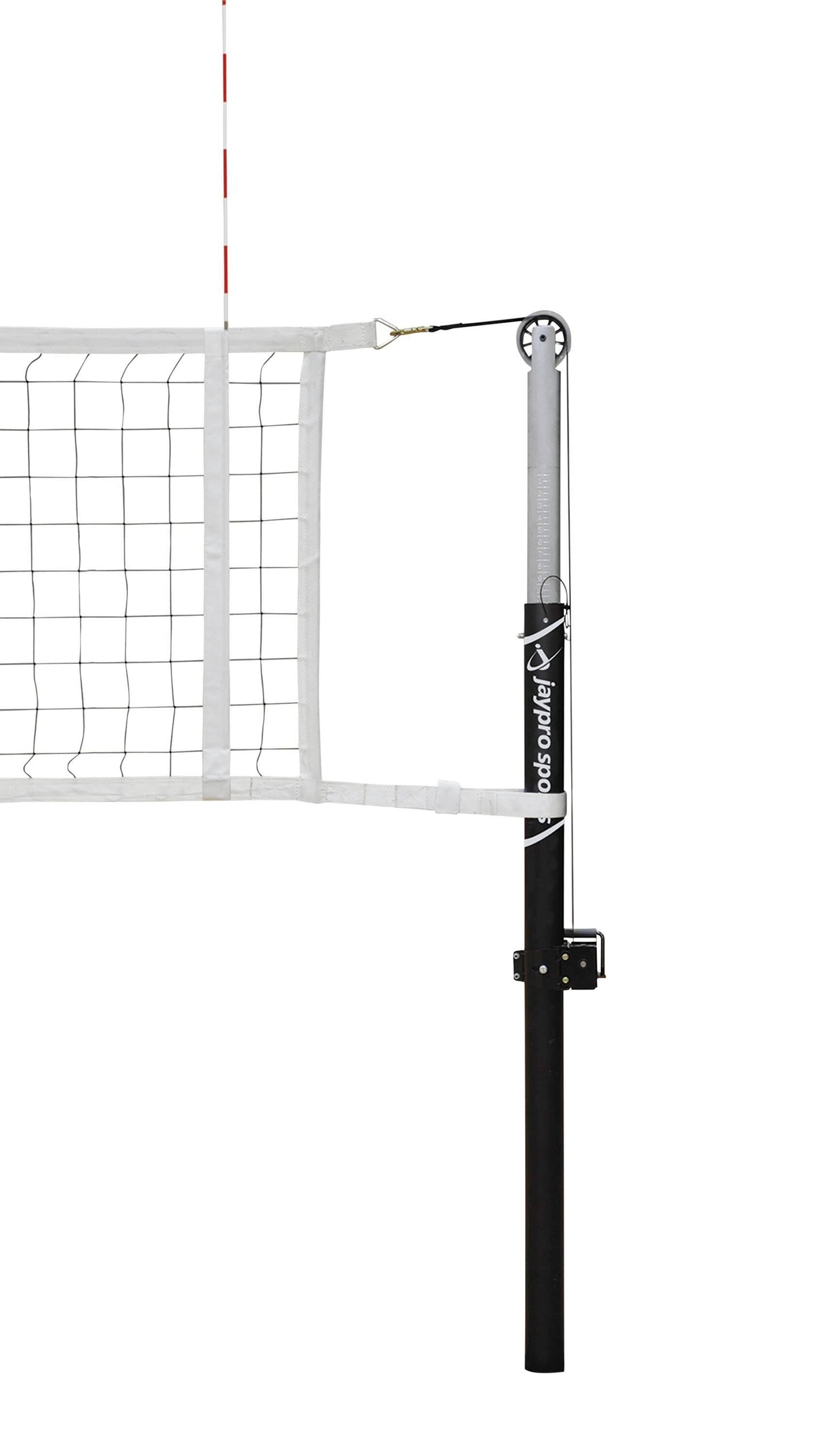 JAYPRO - FEATHERLITE VOLLEYBALL 3-1/2 IN NET SYSTEM - CANADIAN - SPECIFY PAD COLOR - 3-1/2 IN