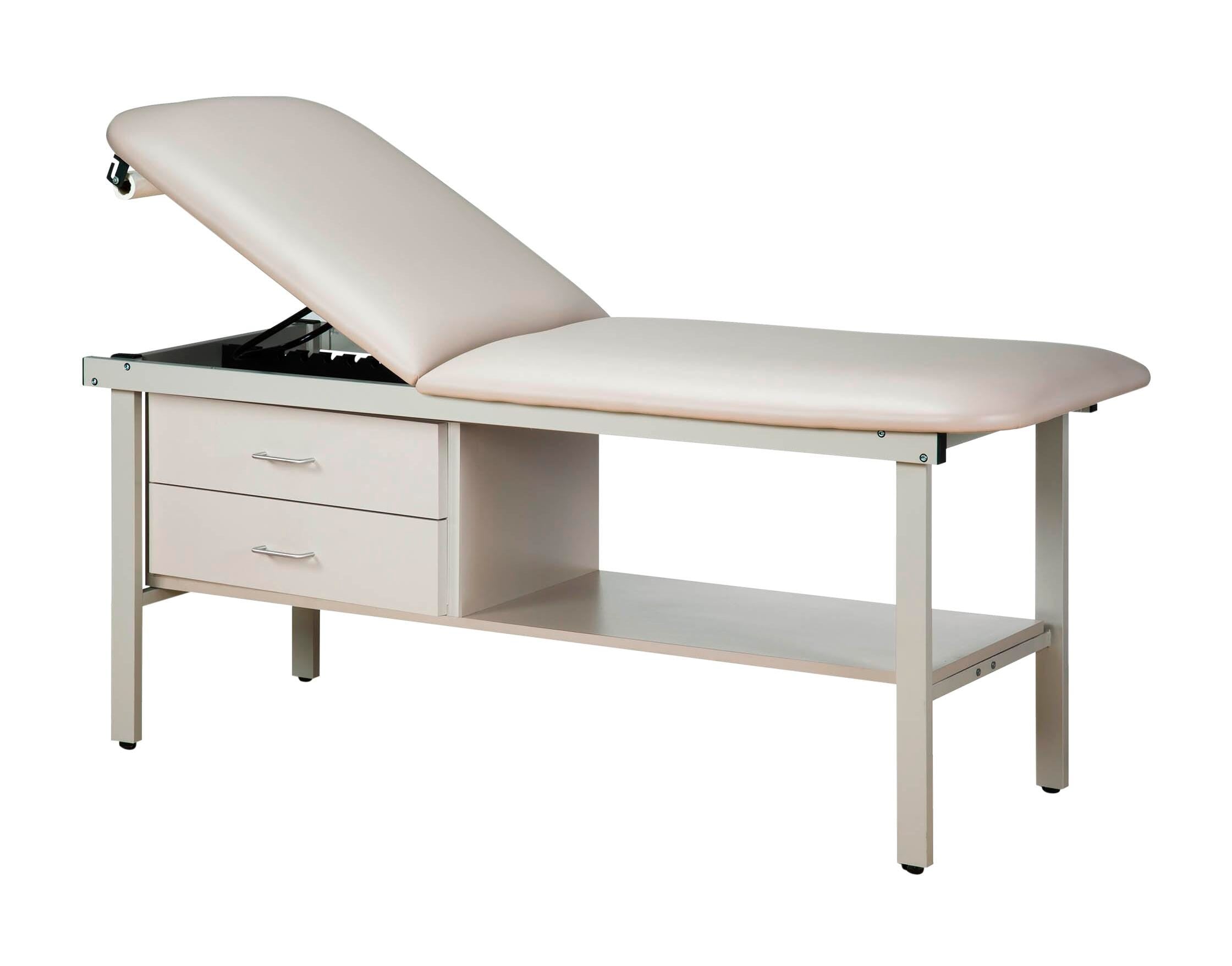 CLINTON INDUSTRIES - ALPHA SERIES TREATMENT TABLE W/DRAWERS - 27 W X 72 L X 31 H IN - SPECIFY COLOR
