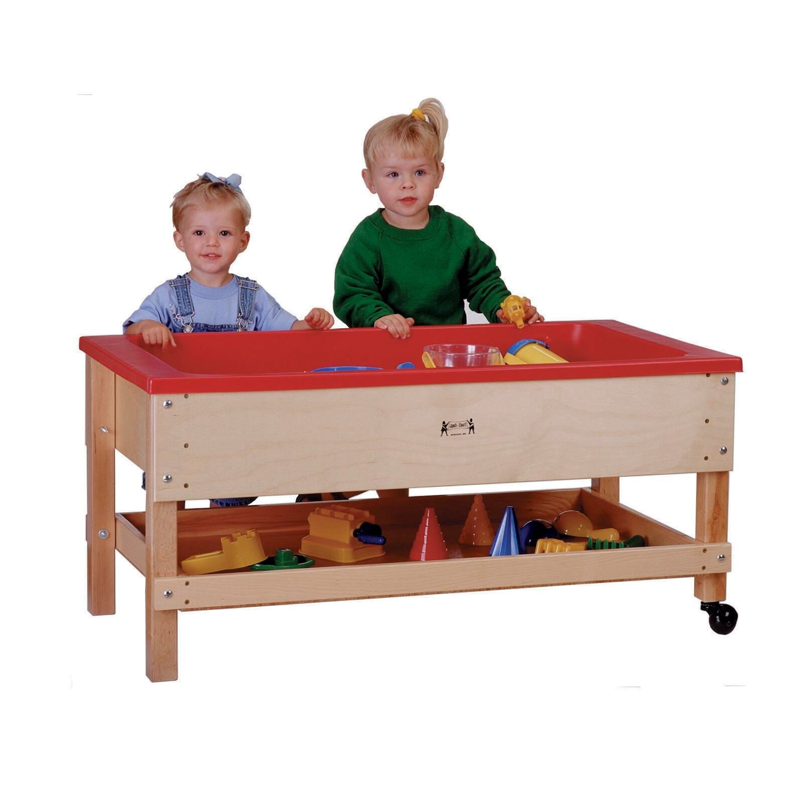 TABLE S+W SENSORY TABLE WITH SHELF TODDLER JC