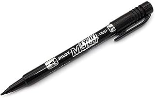 MARKER PEN PILOT TWIN BLACK