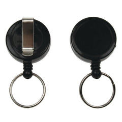 Badge Snap-Back Reel & Key Ring Pk10