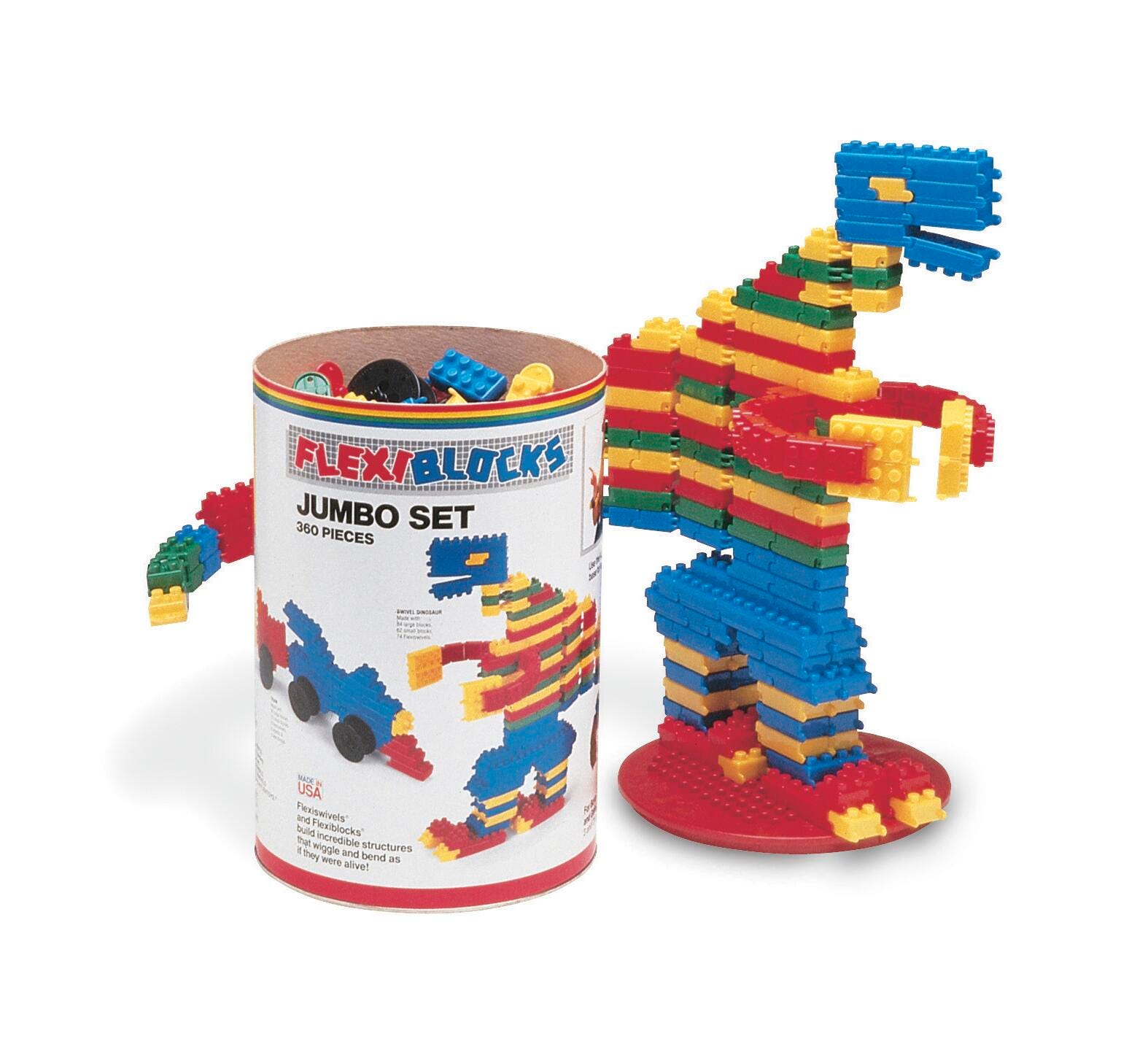 MANIP BLDG FLEXIBLOCKS JUMBO SET OF 373