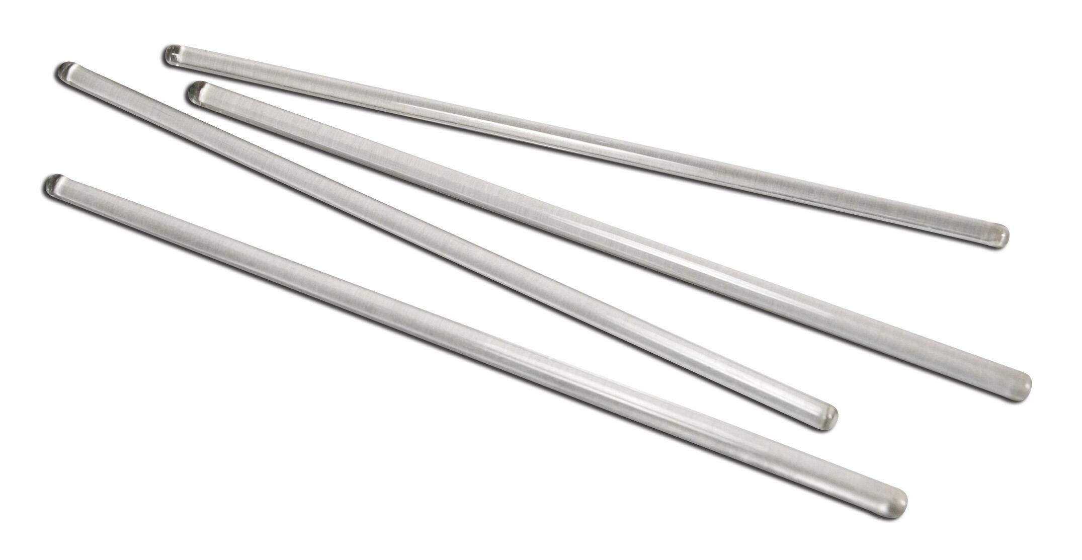 GLASS STIRRING RODS 5IN L X 3MM DIA PK/12