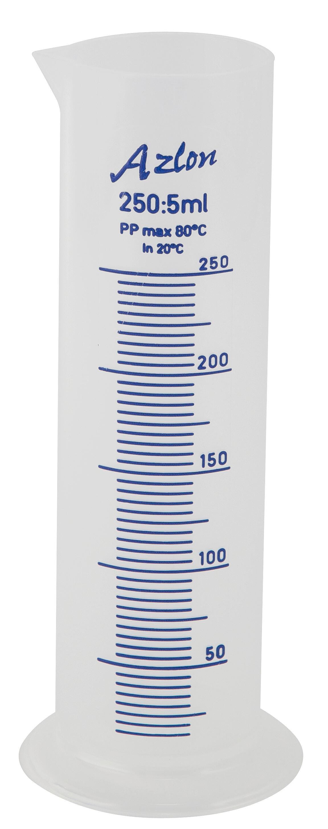 CYLINDER PP GRAD PRINTED SQUAT FORM 250ML