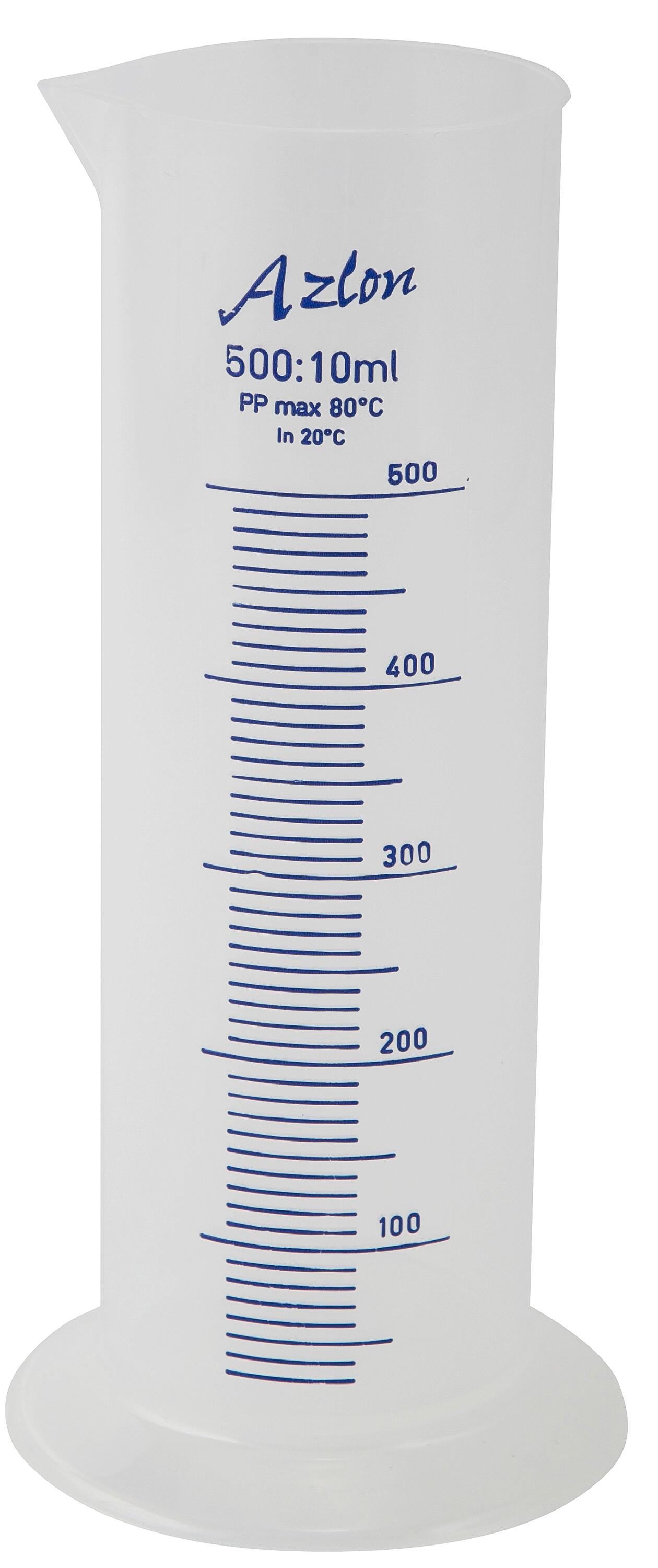 CYLINDER PP GRAD PRINTED SQUAT FORM 500ML